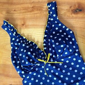 Gabar polka dot bathing suit size 8